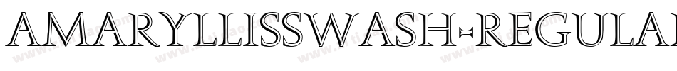AmaryllisSwash-Regular DB字体转换